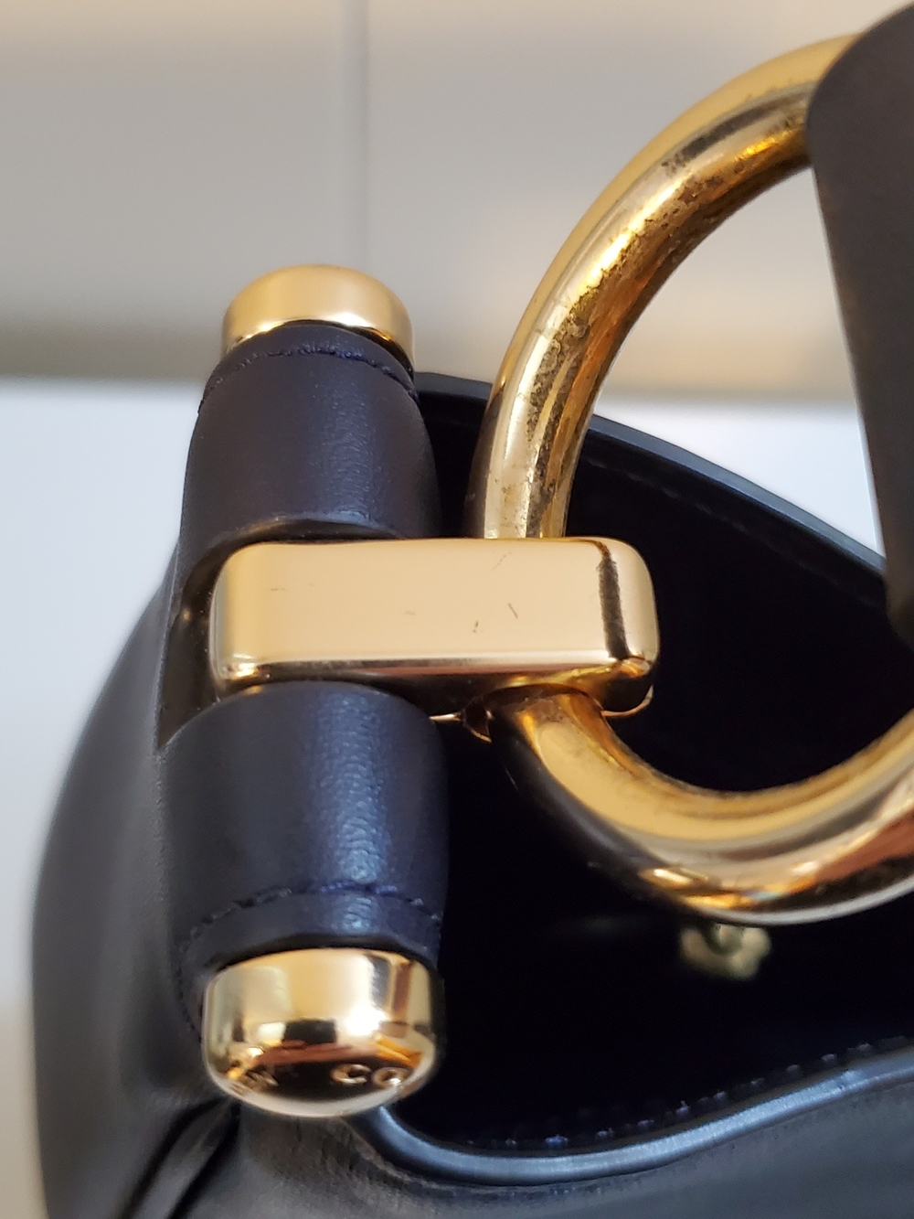 Coach Large Navy Nomad Hobo - Picture 7 of 13